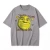 Szara koszulka Shrek z nadrukiem twarzy Shreka i napisem Shrek Is Love Shrek Is Life