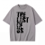Szara koszulka The Last of Us z nadrukiem logo gry