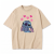 Beżowa koszulka Lilo i Stitch z nadrukiem Stitcha z serduszkami