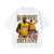Biała koszulka Kobe Bryant ze złotym nadrukiem Kobe Bryant Lakers