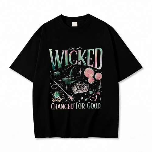 Czarna koszulka Wicked z nadrukiem Changed For Good