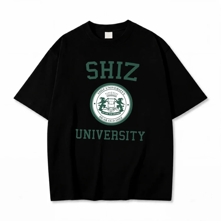 Czarna koszulka Wicked z nadrukiem Shiz University