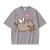 Szara koszulka Pusheen Kupidyn z serduszkami - nadruk z przodu